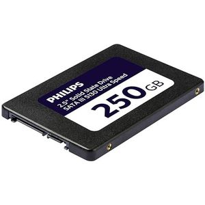 Philips interne SSD 2.5""SATA III 250 GB S130 Ultra Speed, leessnelheid tot 550 MB/s