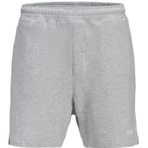 Jack & Jones Jpstkarl Union Sweat Shorts Lng Sn, wit melange., L
