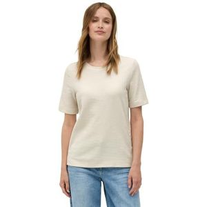 Shirt - Light Beige - Zonder Capuchon - Ronde Hals - Halve Armlengte