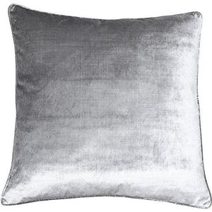 Paoletti Luxe Velvet 55X55 C/CASE zilver, polyester, zilver, 55x55cm