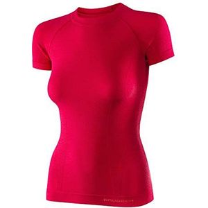 BRUBECK Dames korte mouwen functioneel shirt | Ademend | Thermo | Sport | Outdoor | Fitness | Onderhemd | T-Shirt | 41% merino-wol | SS11700