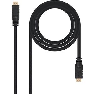 High-speed HDMI-kabel v1.4 met ethernet, repeatermodel, A-stekker naar A-stekker, lengte 20 m, ideaal voor verbindingen over lange afstanden zonder kwaliteitsverlies.
