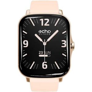 Echo Rainbow Smartwatch Skin Pink, sportfuncties, gezondheidssensoren, smartphone-verbinding, slaapbewaking, audio-videobesturing
