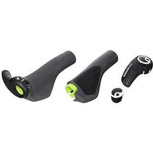 Ergon GS2 Ergonomic Lock-on Bicycle Handlebar Grips | voor MTN Bikes | Small | Zwart/Grijs