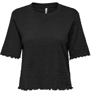 ONLY - ONLGAILA O-NECK TOP BOX JRS - Blouse - Meisjes - Katoen - Korte Mouwen