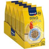 Vitakraft Pro Vita, voer voor kanaries, voedingsfysiologisch afgestemd, met vitaminen en mineralen, zonder toegevoegde suiker (5 x 800 g)
