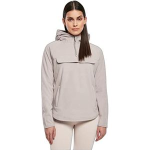 Urban Classics Dames Polar fleece pull-over hoodie hoodie, warmgrijs, 3XL