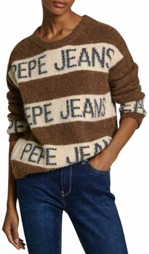 Pepe Jeans Helmi Trui Bruin Vrouw