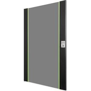 DIGITUS glazen vervangende deur voor Unique netwerkkast – 20 HE – geschikt voor DN-19 20-U-SW, DN-19 20U-6/6-SW, DN-19 20-U-3-SW – met slot en sleutel – veiligheidsglas – zwart