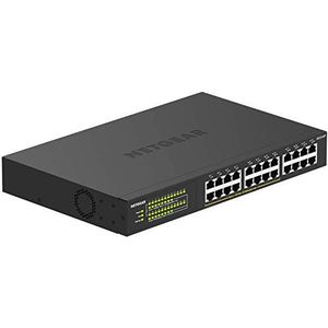 NETGEAR GS324P Unmanaged Gigabit Ethernet (10/100/1000) Power over Ethernet (PoE) 1U Zwart