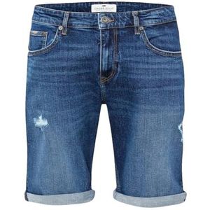 Cross Heren Leom Shorts, Dark Mid Blue, 36W