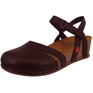 ART 1931 I Live Sandalen met sleehak voor dames, Nappa Brown, 38 EU