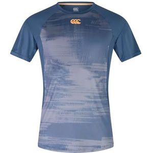 Canterbury Heren Vapodri Graphic Superlight T-shirt, Midnight Navy XL
