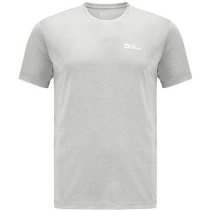 Jack Wolfskin Vonnan S/S T M T-shirt, koelgrijs, XL voor heren, Koel grijs, XL