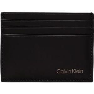 Calvin Klein Heren gladde CARDHOLDER 6CC, Ck Zwart, OS, zwart., OS
