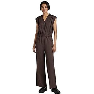 Jumpsuit - Zwart - Katoen - Reliëf