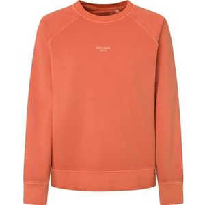 Pepe Jeans Dames Felicity, Sweatshirt, Oranje, XS, Oranje (Sunset Orange), XS