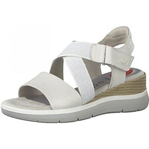 Jana Dames sandaal 8-8-28217-28 Relax fit, grijs (light grey), 41.5 EU Breed