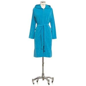 möve Homewear lichte jas met capuchon, turquoise, L