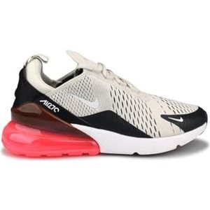 NIKE Air Max 270 Sneakers voor heren, zwart, Light Bone Hot, 41 EU