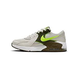 Nike Air Max Excee (GS), sneakers, beige, lichtgeel, groen, maat 38, beige/neongeel/groen, 38 EU