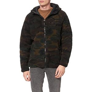 Brandit Teddyfleece Worker Jacket, woodland, 4XL