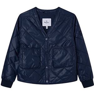 Pepe Jeans Sheryline jas voor meisjes en meisjes, Blauw (Dulwich), 8 jaar