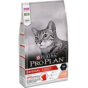Purina Pro Plan Vital Functions Adult 1+ Cats Croquettes met zalm, 6 verpakkingen van 1,5 kg