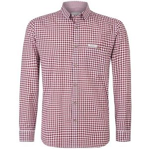 Stockerpoint Klederdrachthemd voor heren, rood (bordeaux), M