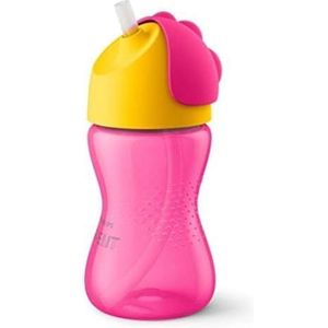 PHILIPS AVENT Drinkbeker 300 ml voor meisjes met rietje