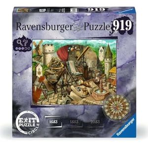 Ravensburger EXIT Puzzle 17446 - EXIT The Circle, Anno 1683 - Escape Room Puzzle mit 919 Teilen, ab 14 Jahren