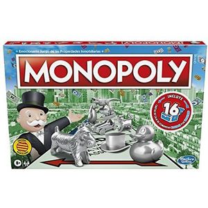 Monopoly familiespel voor 2 tot 6 spelers, spel voor kinderen vanaf 8 jaar, met fankaarten, veelkleurig, Spaans