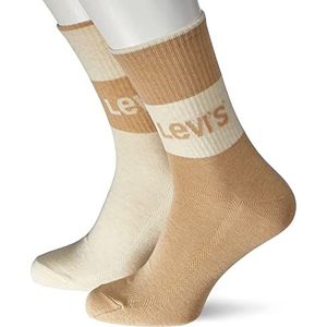 Levi's Unisex Classic Short Sock, Black Grey Combo, 39/42