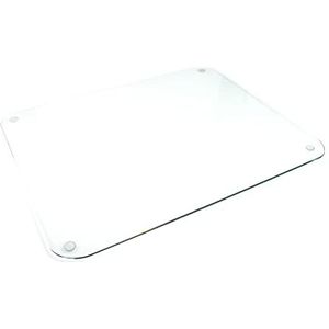 Desktex Bureauonderlegger van glas voor de ultieme bescherming van het tafelblad, 50,8 x 91,4 cm