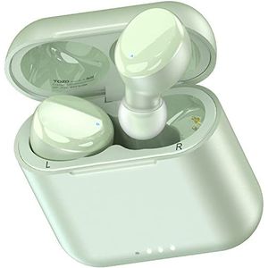 TOZO T6 True Draadloze Oordopjes Bluetooth 5.3 Hoofdtelefoon Touch Control met Draadloze Opladen Case IPX8 Waterdichte Stereo Oortelefoon in-Ear Ingebouwde Mic Headset Premium Diepe Bass
