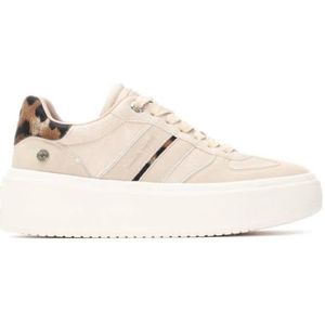 Refresh - 17295301 - Sneakers - Beige - Plat - Veters - Casual