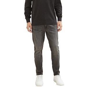 TOM TAILOR Troy Slim Jeans voor heren, 10222 - Destroyed Light Stone Grey Den, 29W x 30L