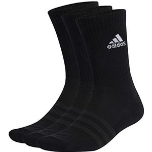 adidas Cushioned Sportswear 3 Pairs Standaard Sokken, Black/White, XS