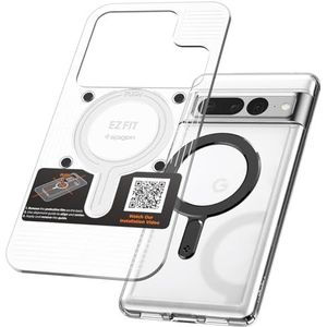 Spigen OneTap MagFit Magneetring Adapter voor MagSafe-stickers, draadloos opladen conversie EZ-Kit voor MagSafe, compatibel met iPhone 16 15 14 13 12, Galaxy, Xiaomi enz. - Zwart