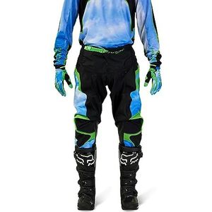 FOX RACING Fox 180 Atlas Pants Black/Green 32, broek unisex - volwassenen