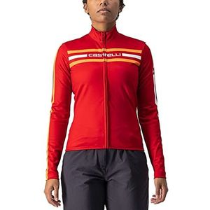 CASTELLI Unltd W Thermisch JRS-sweatshirt voor dames, Donkerrood, M