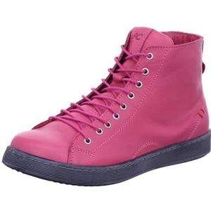 Andrea Conti High Top Sneakers voor dames, hot pink, 36 EU, roze (hot pink), 36 EU