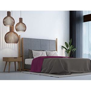 Beddengoedset trendy chic, fuchsia, tweepersoonsbed