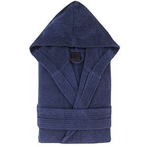 Top Towels - Badjas uniseks - badjas voor dames of heren - badjas met capuchon - 100% katoen - 500 g/m² - badjas van badstof