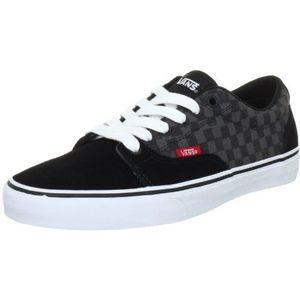 Vans Kress VNLH73R Klassieke sneakers voor heren, Black Sketch Check Black Pewter, 41 EU