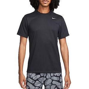 Nike Heren M Nk Df Tee Rlgd Reset T-shirt met korte mouwen, zwart/mat zilver, XL