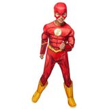 Rubie's Officiële DC Superhero The Flash Deluxe Kinderkostuum, Kindermaat Kleine Leeftijd 3-4 Jaar