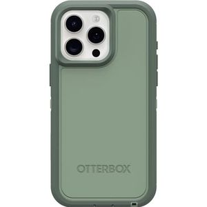 OtterBox iPhone 15 Pro MAX (alleen) Defender Series XT Case - EMERALD ISLE (Groen), schermloos, robuust, klikt op MagSafe, lanyard bevestiging
