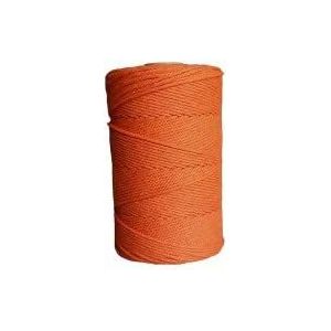 Katoenen touw, 1,5 mm, 140 m, 200 g, oranje