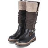 Rieker Dames 93092 hoge schachtlaarzen, zwart, 36 EU, zwart, 36 EU